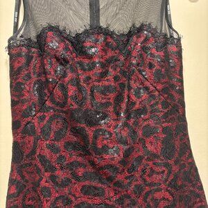 Size 0 Petite Tadashi Shoji Collection Black/Red